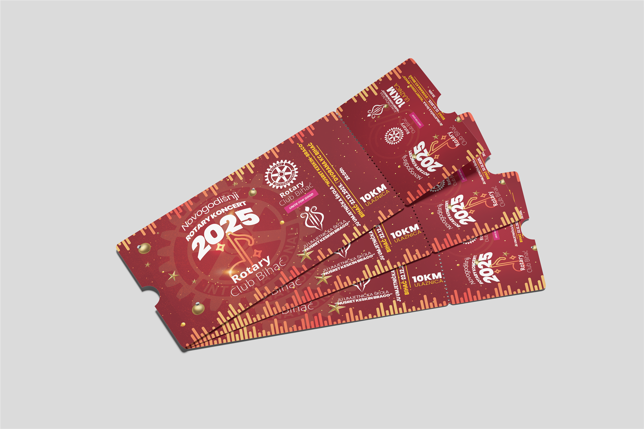 Dizajn i print ulaznice za koncert